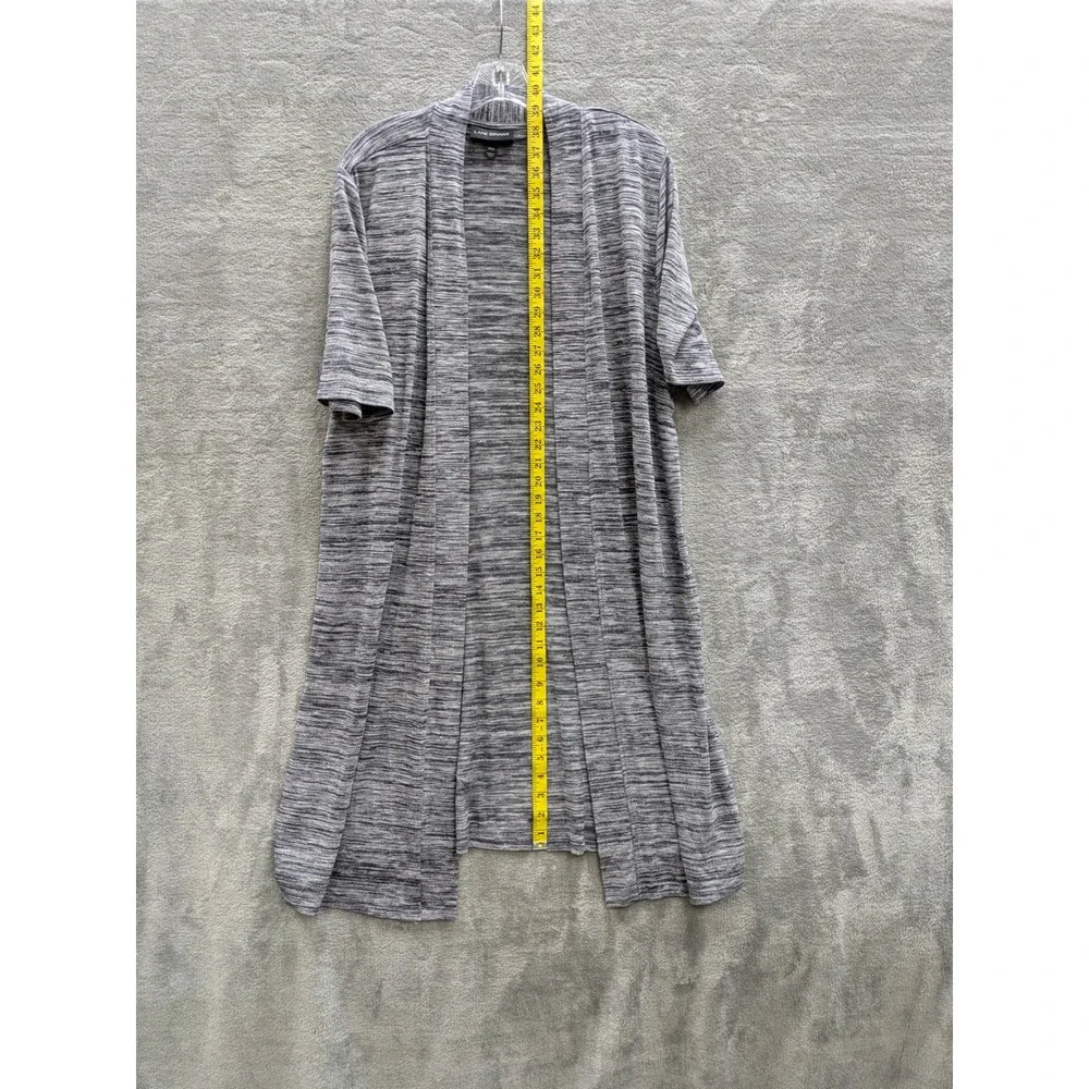Lane Bryant Duster Cardigan Womens 18/20 Space Dye Open Front Short Sleeve Boho‎